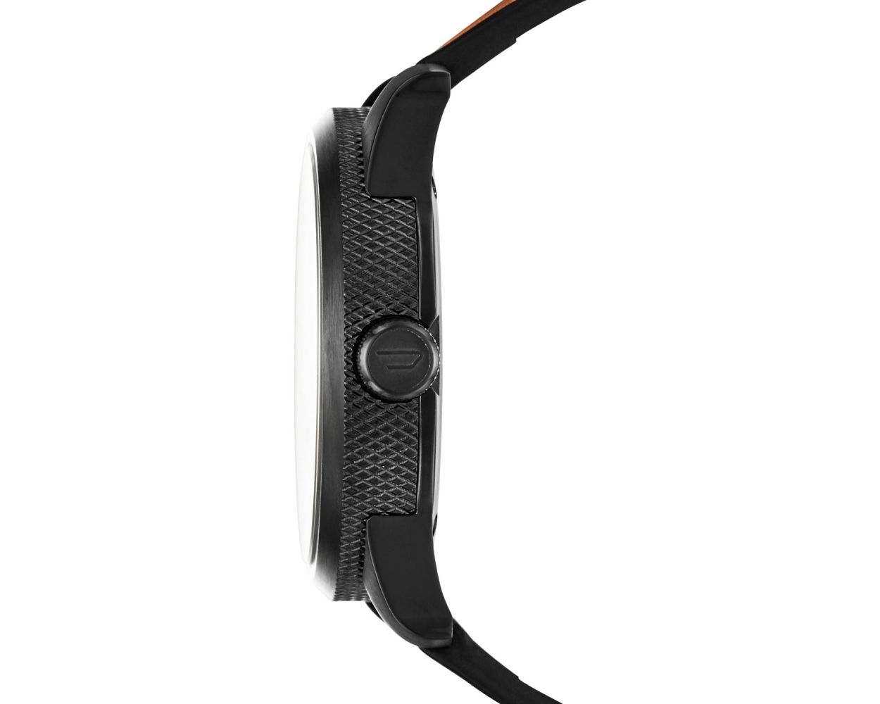 Diesel Rasp watch with brown leather strap - Imagen 3